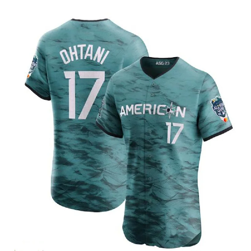 #17 Shohei Ohtani American League 2023 All-Star Game Vapor Premier Elite Player Jersey - Teal Baseball Jerseys-NBA New Season Jerseys -