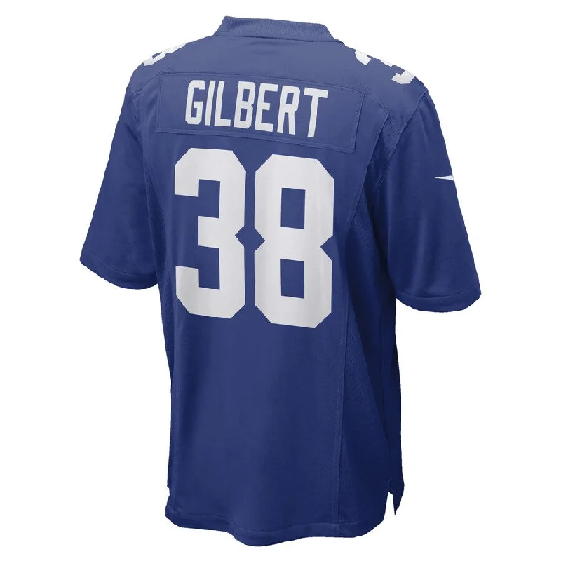 NY.Giants #38 Zyon Gilbert Royal Game Player Jersey Stitched American Football Jerseys-NFL Military Salute Jerseys -