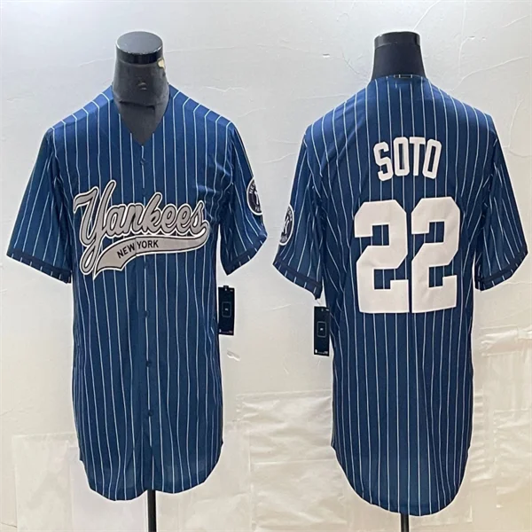 Los Angeles Dodgers #22 Juan Soto Blue Home Authentic Patch Jersey Baseball Jerseys-NBA Official Team Jerseys -