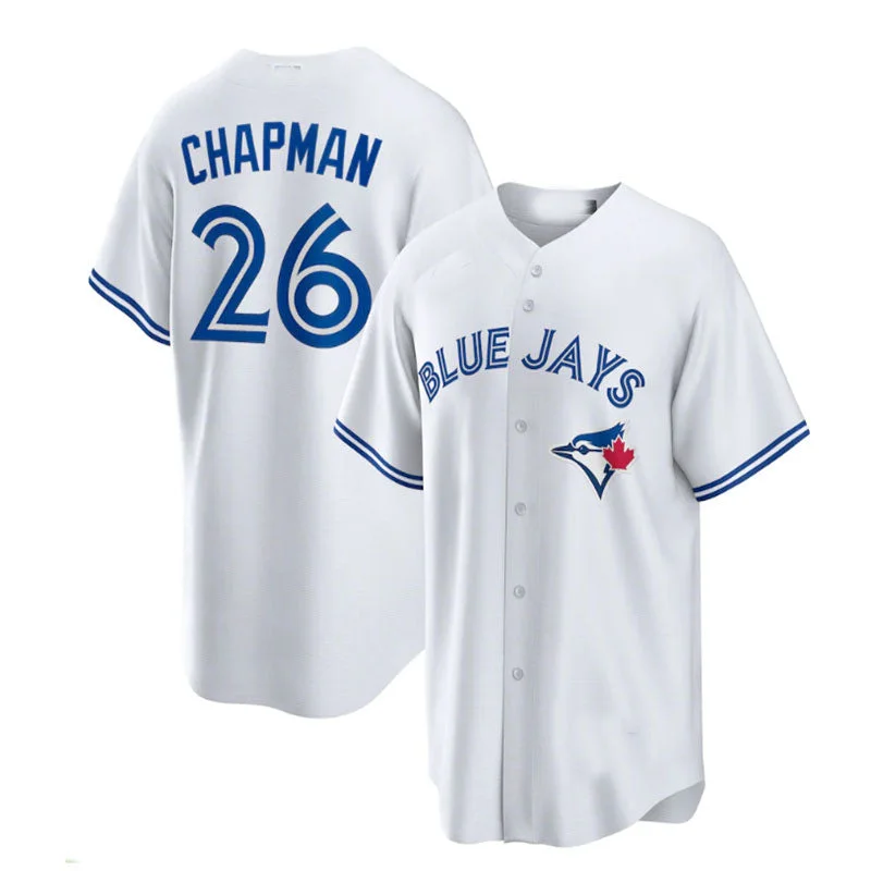 Toronto Blue Jays #26 Matt Chapman Replica Player Jersey - White Baseball Jerseys-NBA MVP Player Jerseys -