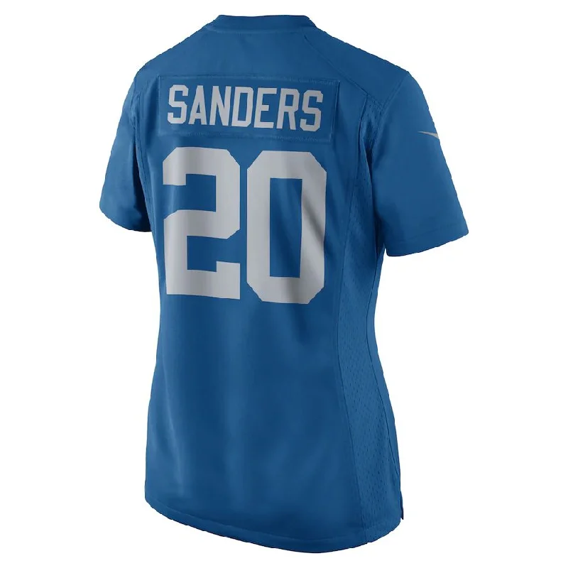 D.Lions #20 Barry Sanders Barry Sanders Blue 2017 Throwback Retired Player Game Jersey Stitched American Football Jerseys-NFL Men’s Authentic Jerseys -