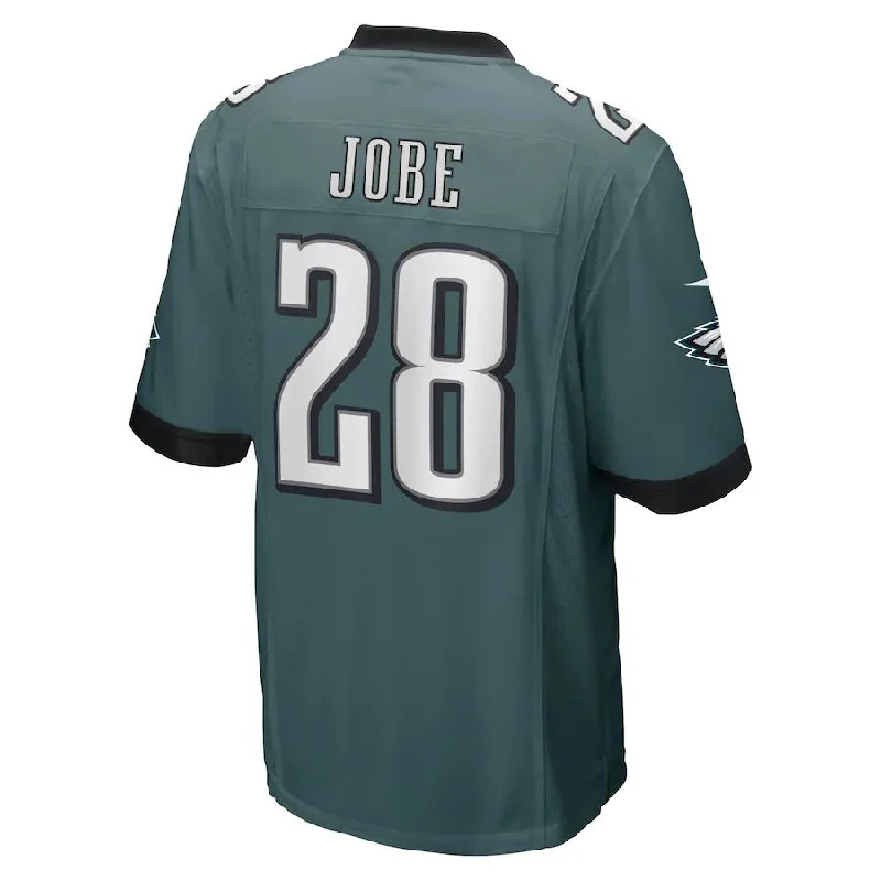 P.Eagles #28 Josh Jobe Midnight Green Game Player Jersey Stitched American Football Jerseys-NFL Stylish Football Jerseys -