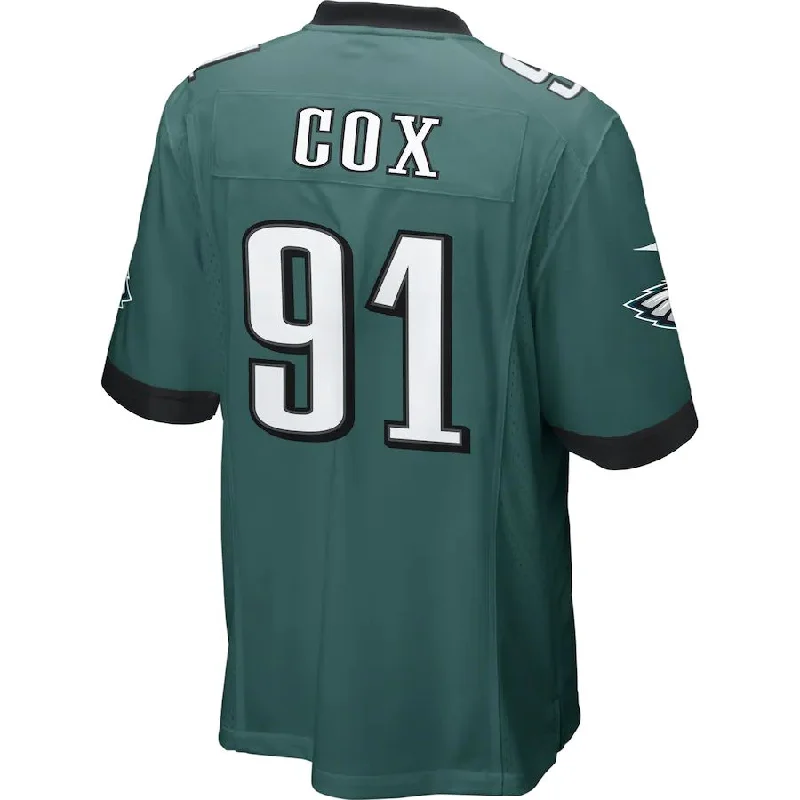 P.Eagles #91 Fletcher Cox Midnight Green Game Jersey Stitched American Football Jerseys-NFL Fan Shop Jerseys -