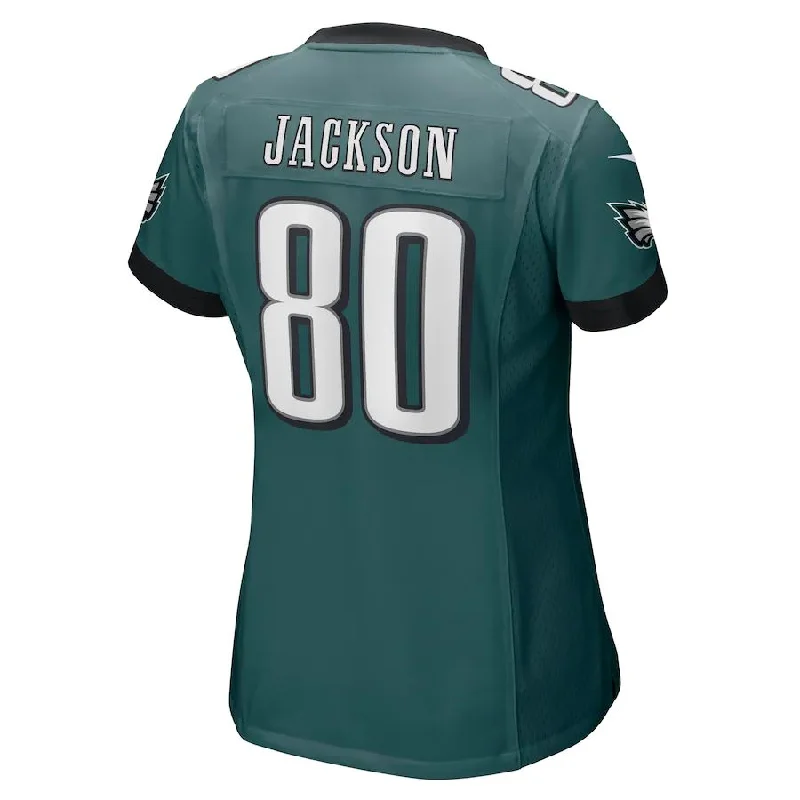 P.Eagles #80 Tyree Jackson Midnight Green Game Jersey Stitched American Football Jerseys-NFL Home & Away Jerseys -