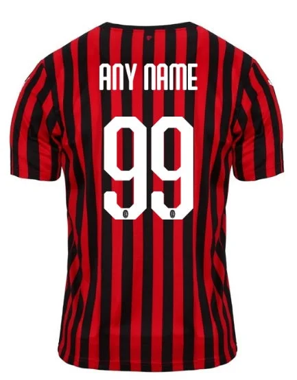 AC Milan Custom Home Jersey 19/20-AFC Collector’s Edition Jerseys -