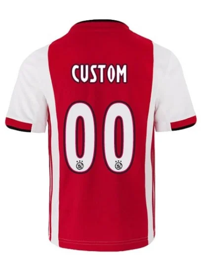 Ajax FC Custom Youth 19/20 Home Jersey-AFC Lightweight Football Jerseys -