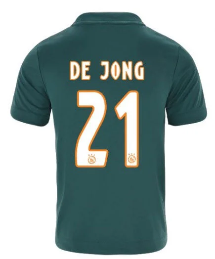 Ajax FC De Jong Youth 19/20 Away Jersey-AFC Football Jerseys for Sale -