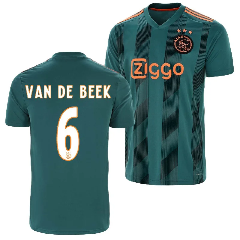 Ajax FC Donny van de Beek 19/20 Away Jersey-AFC Big & Tall Jerseys -