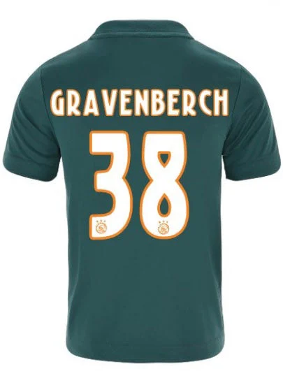 Ajax FC Gravenberch Youth 19/20 Away Jersey-AFC Customizable Football Jerseys -