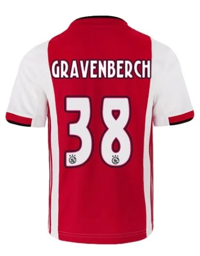 Ajax FC Gravenberch Youth 19/20 Home Jersey-AFC Classic Edition Jerseys -