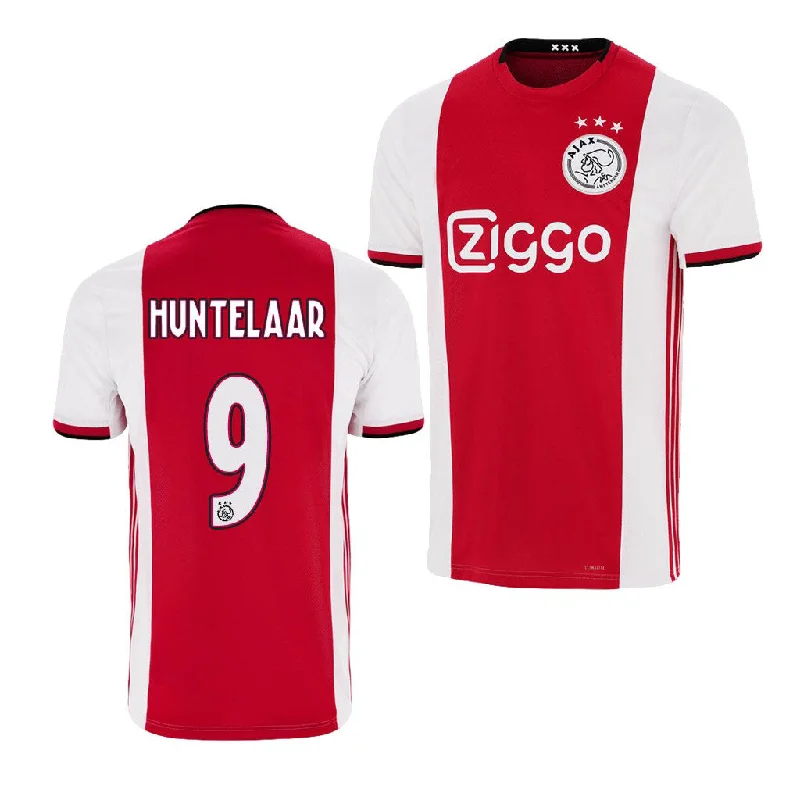 Ajax FC Huntelaar 19/20 Home Jersey-AFC Vintage Football Jerseys -