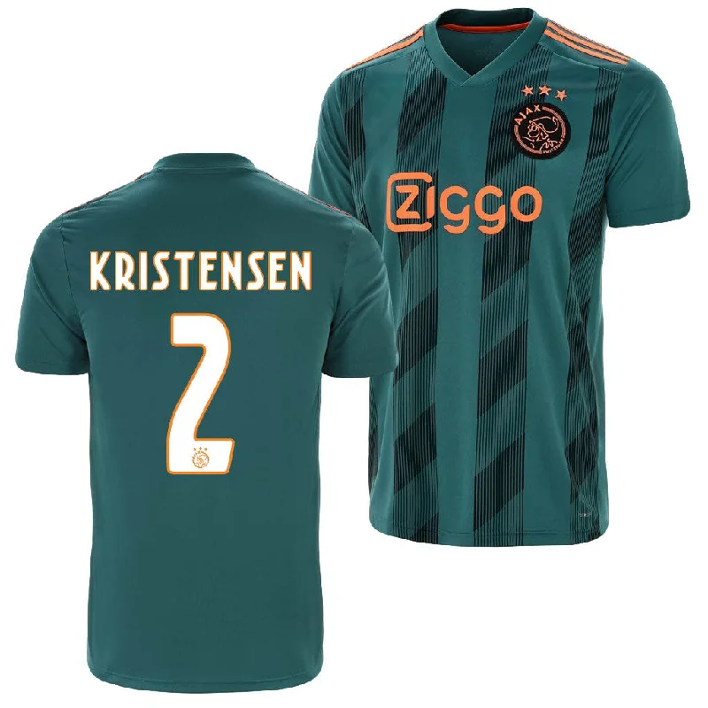 Ajax FC Kristensen 19/20 Away Jersey-AFC Stylish Football Jerseys -