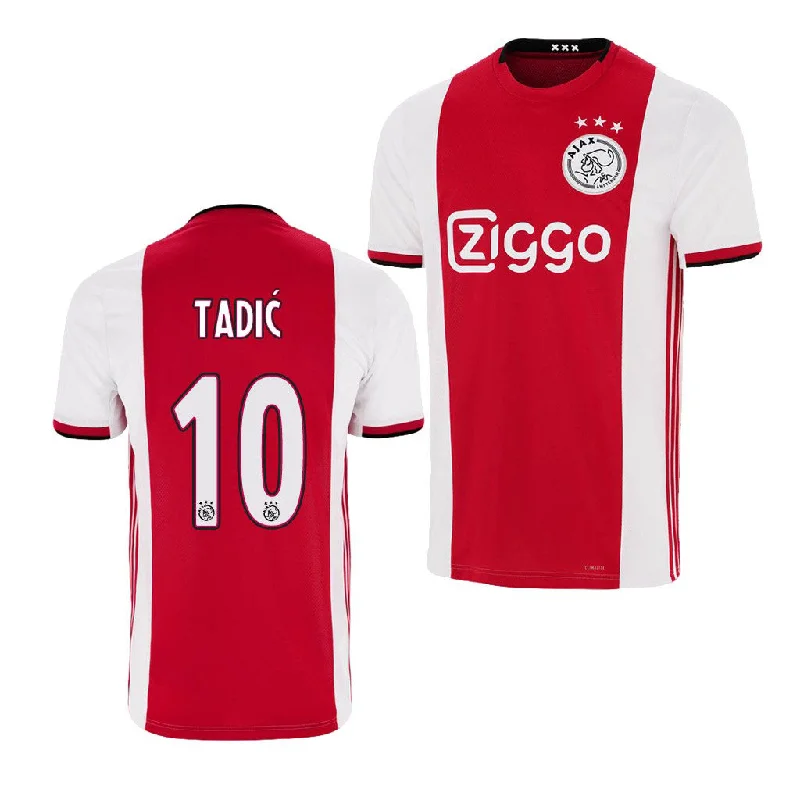 Ajax FC Tadic 19/20 Home Jersey-AFC Throwback Football Jerseys -