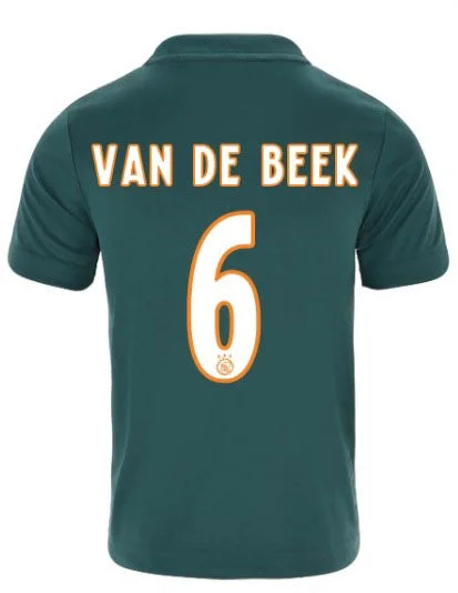 Ajax FC Van de Beek Youth 19/20 Away Jersey-AFC Away Team Jerseys -