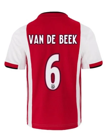 Ajax FC Van de Beek Youth 19/20 Home Jersey-AFC Collector’s Edition Jerseys -