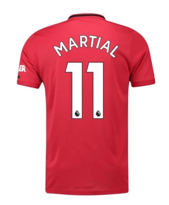 Anthony Martial Home Jersey 19/20-AFC Lightweight Football Jerseys -