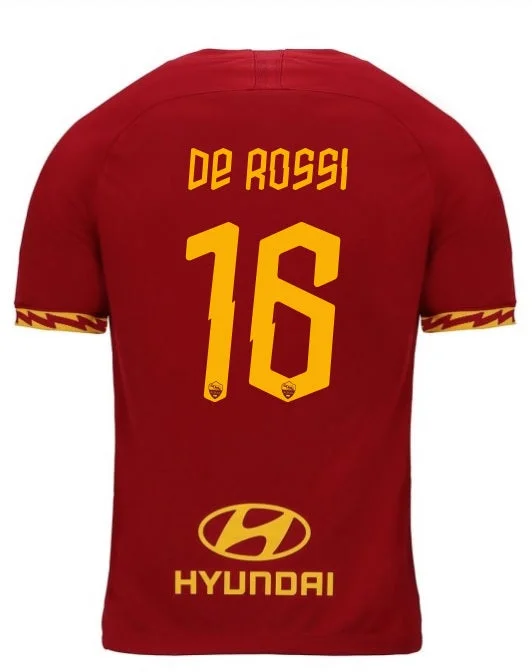 AS Roma De Rossi 19/20 Home Jersey-AFC Classic Edition Jerseys -