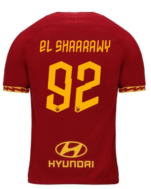 AS Roma El Shaarawy 19/20 Home Jersey-AFC 100th Anniversary Jerseys -