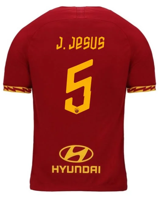 AS Roma J.Jesus 19/20 Home Jersey-AFC Sideline Jerseys -