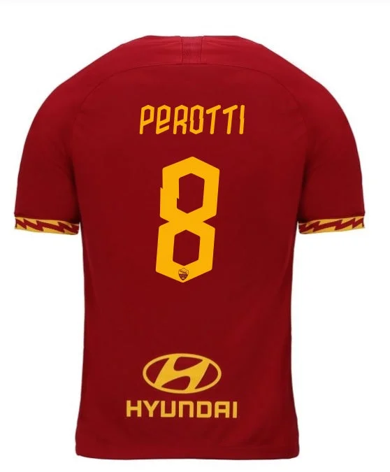 AS Roma Perotti 19/20 Home Jersey-AFC Team Jerseys Online -