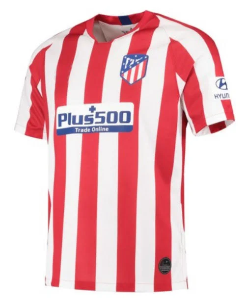 Atletico de Madrid 19/20 Home Jersey-AFC White and Colored Jerseys -