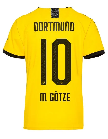 Borussia Dortmund M.Gotze Youth 19/20 Home Jersey-AFC Collector’s Edition Jerseys -