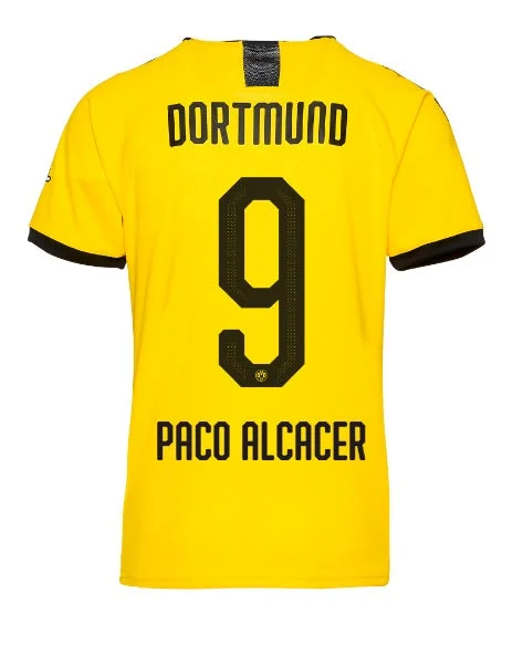 BVB Paco Alcacer Youth 19/20 Home Jersey-AFC Pre-Match Jerseys -