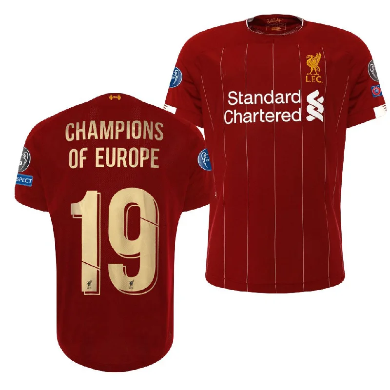 Champions of Europe Liverpool 19/20 Jersey #19-AFC Game Day Jerseys -