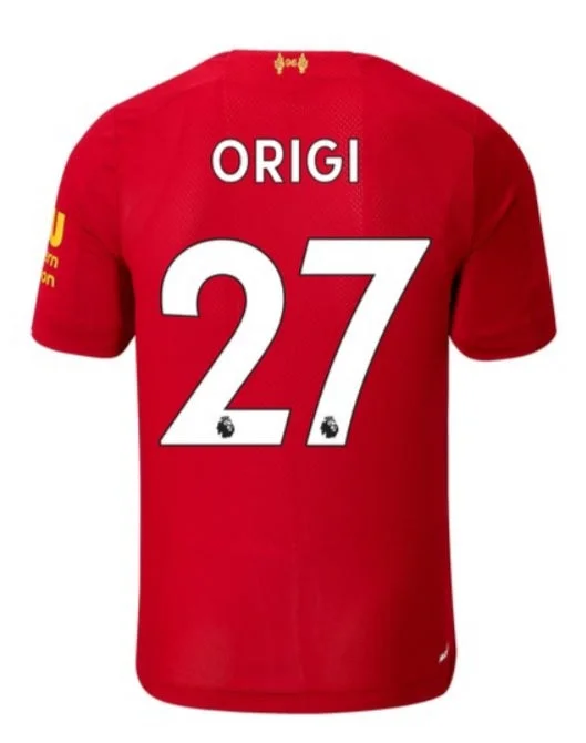 Divock Origi 19/20 Home Jersey-AFC Game Day Jerseys -