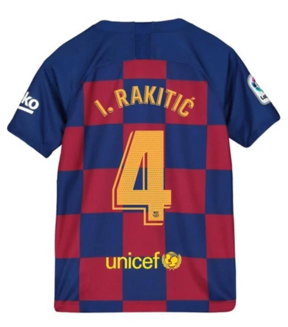 FC Barcelona Ivan Rakitic Youth 19/20 Home Jersey-AFC Fan Shop Jerseys -