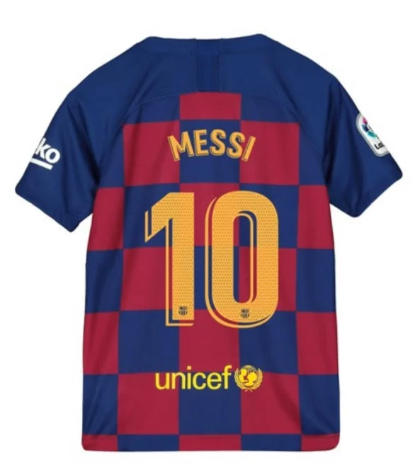 FC Barcelona Lionel Messi Youth 19/20 Home Jersey-AFC Limited Edition Jerseys -