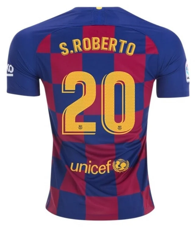 FC Barcelona S.Roberto 19/20 Home Jersey-AFC Autographed Jerseys -