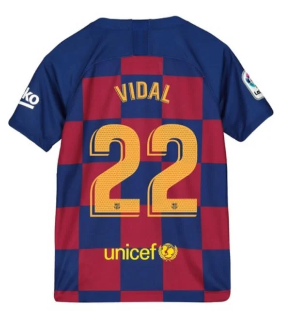 FC Barcelona Vidal Youth 19/20 Home Jersey-AFC Supporter Jerseys -