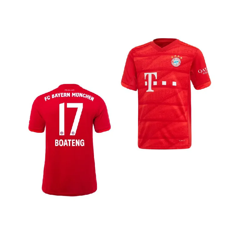 FC Bayern Boateng Youth 19/20 Home Jersey-AFC Performance Football Jerseys -