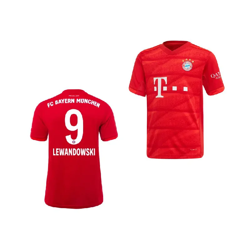 FC Bayern Lewandowski Youth 19/20 Home Jersey-AFC Youth Football Jerseys -