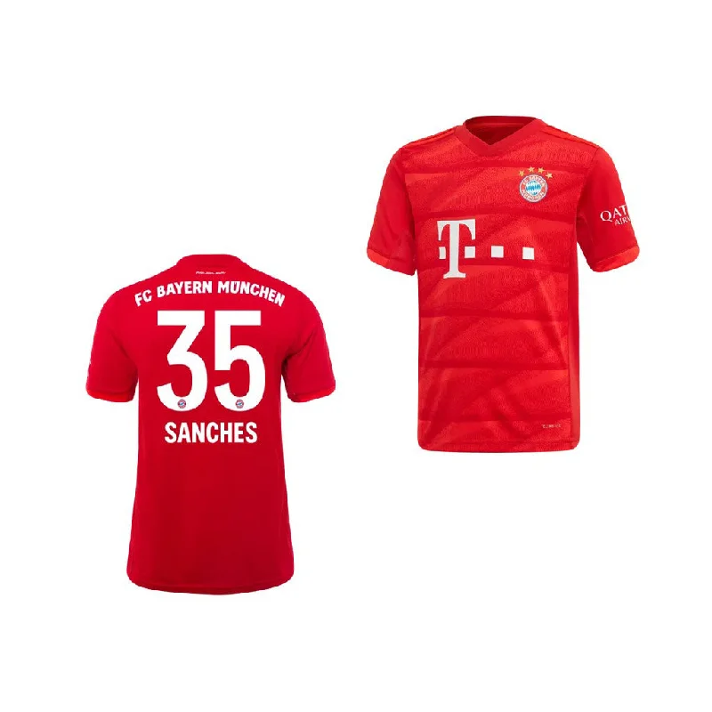 FC Bayern Sanches Youth 19/20 Home Jersey-AFC Sports Fan Jerseys -