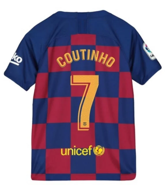 FCB Coutinho Youth 19/20 Home Jersey-AFC Stadium Jerseys -