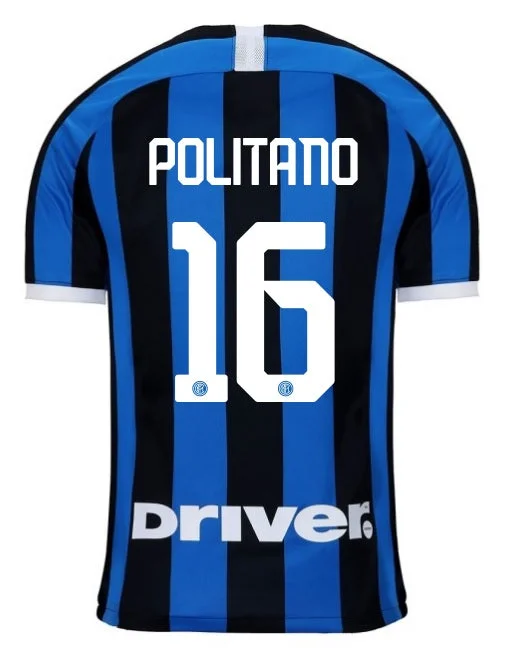 Inter Milan Politano 19/20 Home Jersey-AFC On-Field Jerseys -