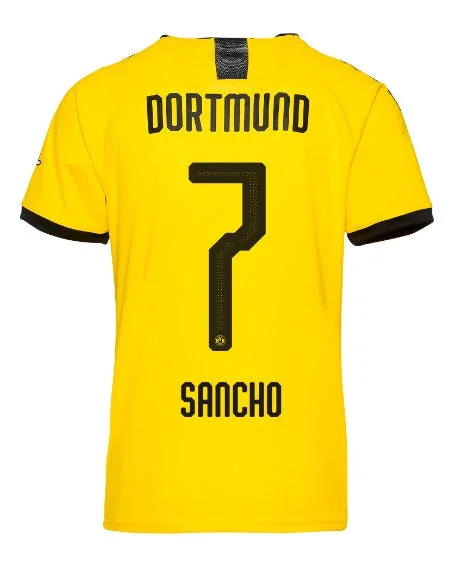 Jadon Sancho Youth 19/20 Home Jersey-AFC Lightweight Football Jerseys -