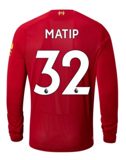 Joel Matip Long Sleeve 19/20 Home Jersey-AFC Supporter Jerseys -