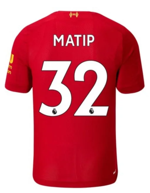 LFC Joel Matip 19/20 Home Jersey-AFC Pro Bowl Jerseys -