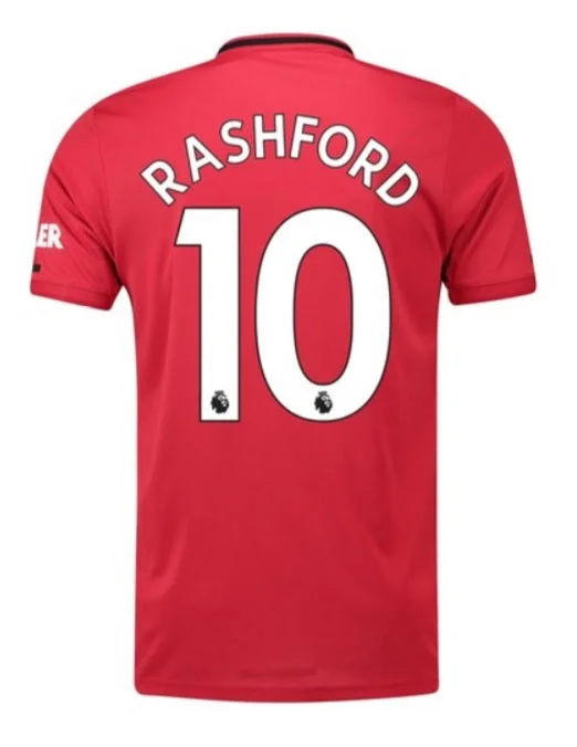 Manchester United Rashford 19/20 Home Jersey-AFC Big & Tall Jerseys -