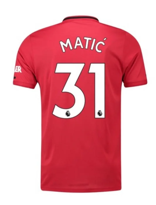 Matic Manchester United 19/20 Home Jersey-AFC Player Jerseys for Fans -