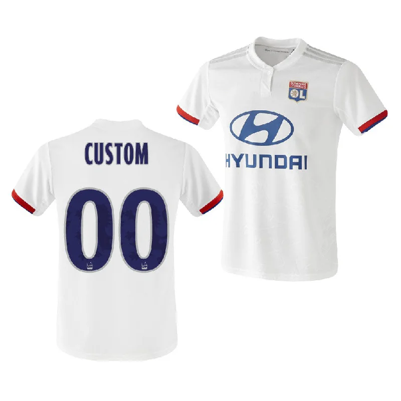 Olympique Lyonnais Custom Home Jersey 19/20-AFC Home and Away Jerseys -